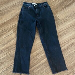 Abercrombie & Fitch Curve Love Ultra High Rise 90s Straight Jean size